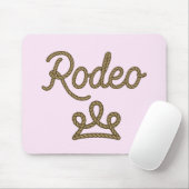 Rodeo Princess Country Western Tiara Crown Mousepad (Mit Mouse)