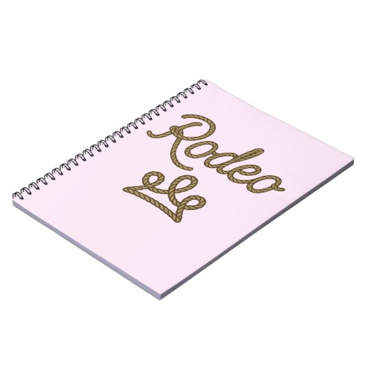 Rodeo Princess Country Western Tiara Crown Notizblock (Linke Seite)