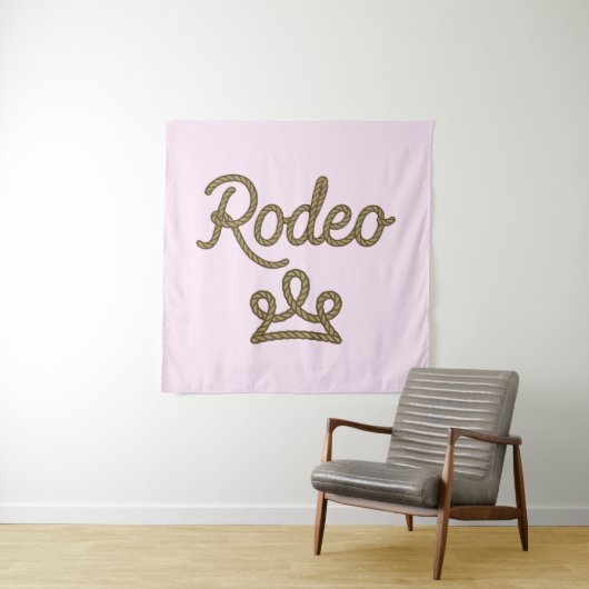 Rodeo Princess Country Western Tiara Crown Wandteppich (Beispiel)