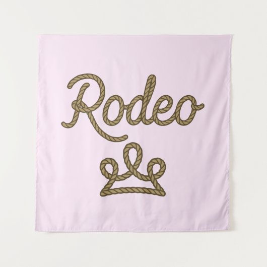 Rodeo Princess Country Western Tiara Crown Wandteppich (Vorderseite)