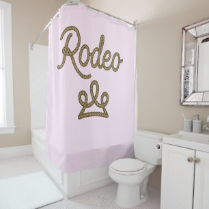 Rodeo-Prinzessin Country Western-Tiara-Krone Duschvorhang