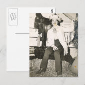 RODEO QUEEN #3 POSTCARD POSTKARTE (Vorne/Hinten)