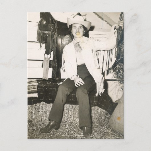 RODEO QUEEN #3 POSTCARD POSTKARTE (Vorderseite)