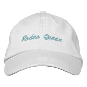 Rodeo Queen Cap Bestickte Kappe (Vorderseite)