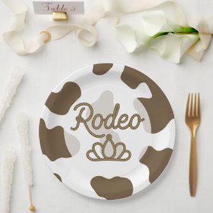 Rodeo-Queen-Country-Western-Tiara-Krone-Party  Pappteller