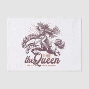 Rodeo Queen Decoupage Tissue Seidenpapier
