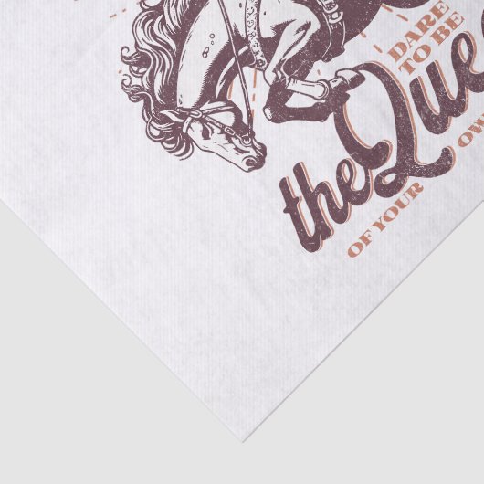 Rodeo Queen Decoupage Tissue Seidenpapier (Ausschnitt)