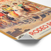 Rodeo-Reiseposter Poster (Ecke)
