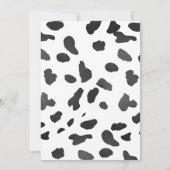 Rodeo Retro Cowgirl Birthday Dance Party Einladung (Rückseite)