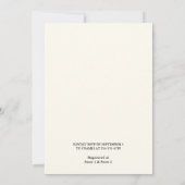 Rodeo Retro Pferd Rustikales Western Brautparty Einladung (Rückseite)