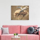 Rodeo Rider Leinwanddruck (Insitu (Wohnzimmer))