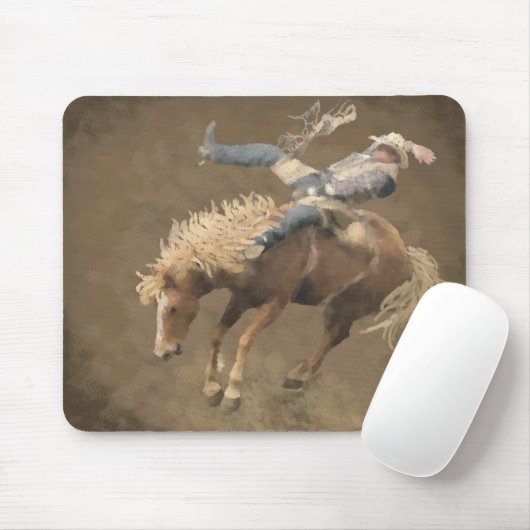 Rodeo Rider Mousepad (Mit Mouse)