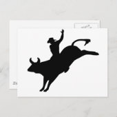 Rodeo Rider Postkarte (Vorne/Hinten)