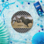 Rodeo-Rollenpapier Pappteller (Party)