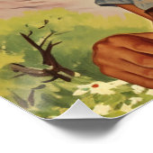 Rodeo Royalty Fashion: Wild West Whispers Poster (Ecke)