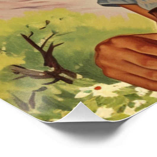 Rodeo Royalty Fashion: Wild West Whispers Poster (Ecke)