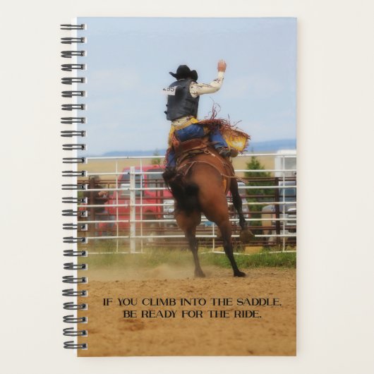 Rodeo Saddle Bronc Planner Planer (Vorderseite)