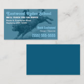 Rodeo School | Bull Rider Training / Instructor Visitenkarte (Vorne/Hinten)