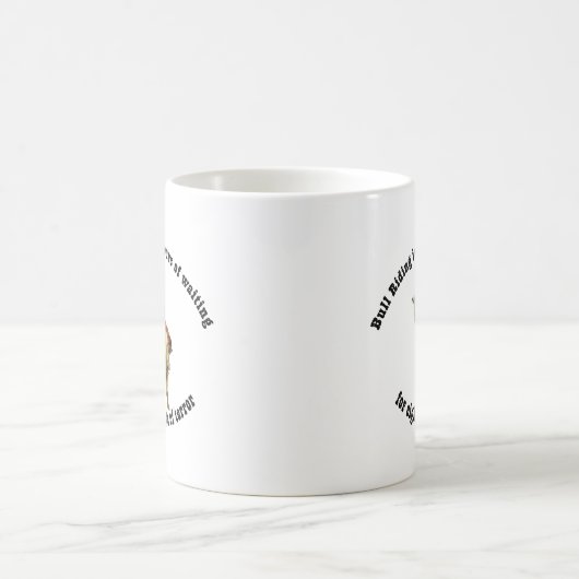 Rodeo - Stier-Reiten - PBR - roter Ryder Kaffeetasse (Mittel)