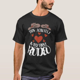 Rodeo Stierreiten Viehausstellung Landwirt Rindvie T-Shirt