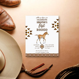 Rodeo - Südwestlicher Cowboypferd - Einladung
