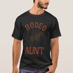 Rodeo-Tante Western-Geburtstag Familie Cowboy Wild T-Shirt