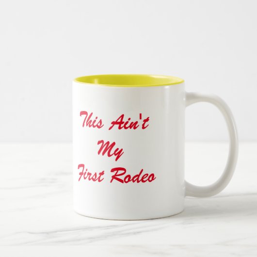 Rodeo-Tasse Zweifarbige Tasse (Rechts)