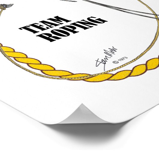 Rodeo Team Ropers Poster (Ecke)