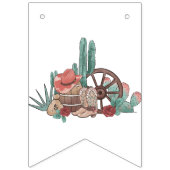 Rodeo Themed | Geburtstag Wimpelkette (Zweite Fahne)