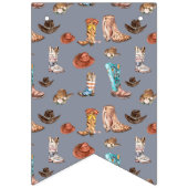 Rodeo Themed | Geburtstag Wimpelkette (Erste Fahne)