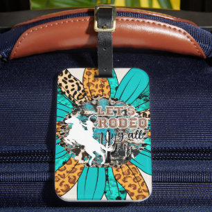 Rodeo-Themed Gepäckanhänger