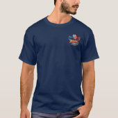 Rodeo-Time-Text mit Hat Western T - Shirt (Vorderseite)