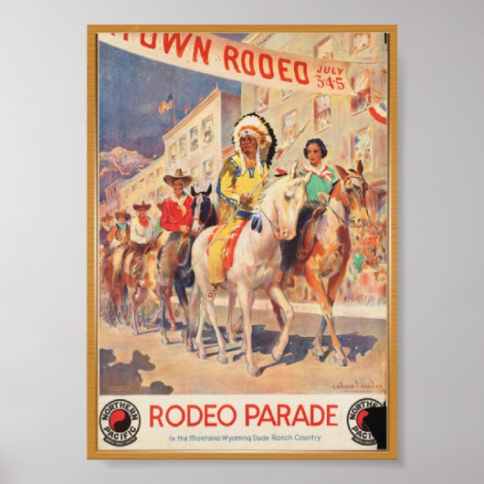 Rodeo Travel Poster (Vorne)