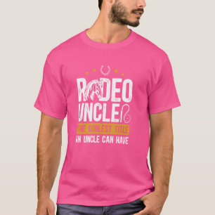 Rodeo Uncle Coolster Titel Onkel eines Rodeo-Rider T-Shirt