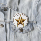 Rodeo Vater Sheriff Star Button (Beispiel)