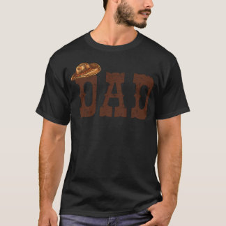 Rodeo-Vater Western-Cowboy Cowgirl-Familiengruppe T-Shirt