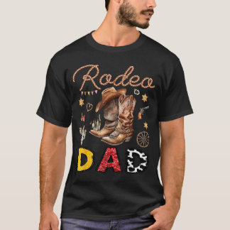 Rodeo-Vater Western-Cowboy Lustiger Geburtstags-Ju T-Shirt