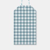 Rodeo Western Cowboy Baby Dusche Geschenkanhänger (Rückseite)