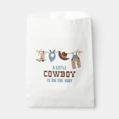 Rodeo Western Cowboy Baby Dusche Geschenktütchen (Vorderseite)
