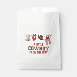 Rodeo Western Cowboy Baby Dusche Geschenktütchen