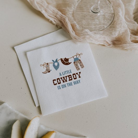 Rodeo Western Cowboy Baby Dusche Napkins Serviette