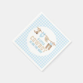 Rodeo Western Cowboy Baby Dusche Serviette (Ecke)