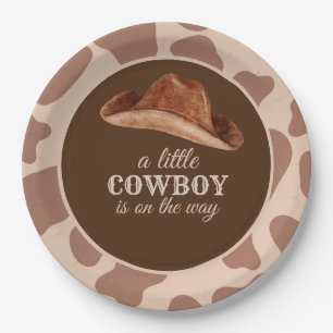 Rodeo Western Cowboy Baby Duschpapier Teller