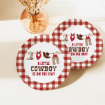 Rodeo Western Cowboy Baby Duschpapier Teller<br><div class="desc">Cowboy Baby Dusche Teller.</div>