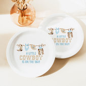 Rodeo Western Cowboy Baby Duschpapier Teller