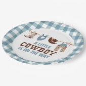 Rodeo Western Cowboy Baby Duschpapier Teller (Schrägansicht)