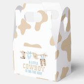 Rodeo Western Cowboy Baby Duschpapier Teller Geschenkschachtel (Geöffnet)