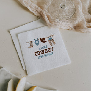 Rodeo Western Cowboy Baby Shower Servietten