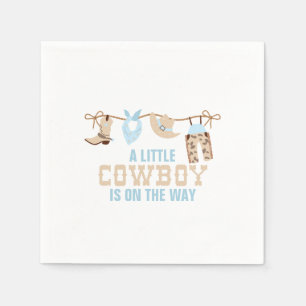 Rodeo Western Cowboy Babyparty Serviette