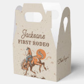 Rodeo Western Cowboy Birthday Favor Box Geschenkschachtel (Geöffnet)
